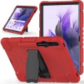 Shockproof Pancerne Etui Obudowa do Samsung Galaxy Tab S7 Plus, Tab S7 FE czerwone