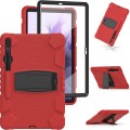 Shockproof Pancerne Etui Obudowa do Samsung Galaxy Tab S7 Plus, Tab S7 FE czerwone