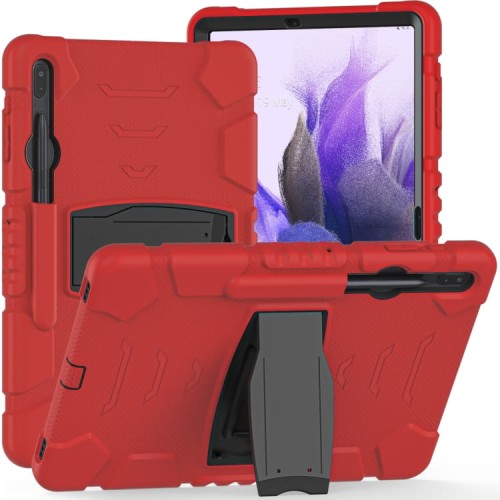 Shockproof Pancerne Etui Obudowa do Samsung Galaxy Tab S7 Plus, Tab S7 FE czerwone
