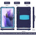 Shockproof Pancerne Etui Obudowa do Samsung Galaxy Tab S7 Plus, Tab S7 FE granatowe