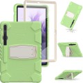 Shockproof Pancerne Etui Obudowa do Samsung Galaxy Tab S7 Plus, Tab S7 FE zielone