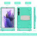 Shockproof Pancerne Etui Obudowa do Samsung Galaxy Tab S7 Plus, Tab S7 FE miętowe