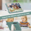 Shockproof Pancerne Etui Obudowa do Samsung Galaxy Tab S7 Plus, Tab S7 FE szmaragdowe