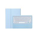 Niebieskie Etui Klawiatura Pen Slot do Samsung Galaxy Tab S8+
