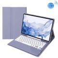 Fioletowe Etui Klawiatura Pen Slot do Samsung Galaxy Tab S8+