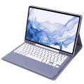 Fioletowe Etui Klawiatura Pen Slot do Samsung Galaxy Tab S8+