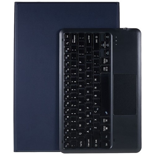 Granatowe Etui Klawiatura Pen Slot do Samsung Galaxy Tab S8 Ultra