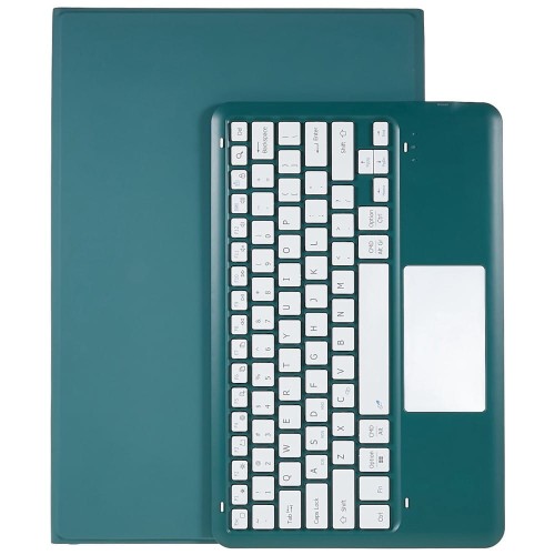 Zielone Etui Klawiatura Pen Slot do Samsung Galaxy Tab S8 Ultra