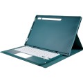 Zielone Etui Klawiatura Pen Slot do Samsung Galaxy Tab S8 Ultra