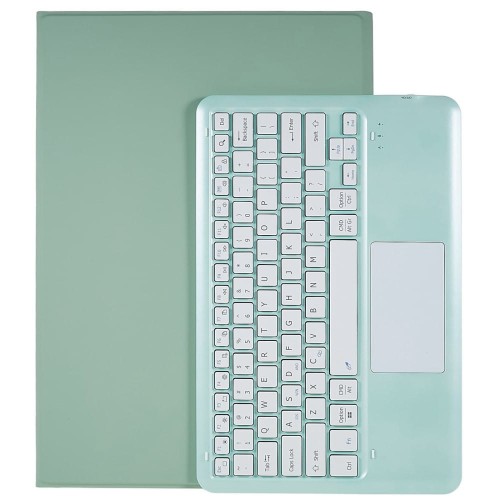 Zielone Jasne Etui Klawiatura Pen Slot do Samsung Galaxy Tab S8 Ultra