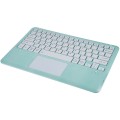 Zielone Jasne Etui Klawiatura Pen Slot do Samsung Galaxy Tab S8 Ultra