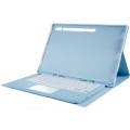 Niebieskie Etui Klawiatura Pen Slot do Samsung Galaxy Tab S8 Ultra