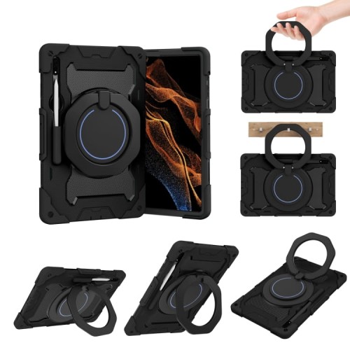Shockproof Pancerne Etui Obudowa do Samsung Galaxy Tab S8 Ultra czarne