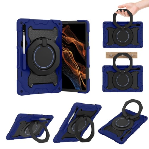 Shockproof Pancerne Etui Obudowa do Samsung Galaxy Tab S8 Ultra granatowe
