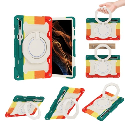 Shockproof Pancerne Etui Obudowa do Samsung Galaxy Tab S8 Ultra kolorowe