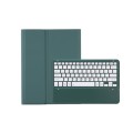 Zielone Etui Klawiatura Pen Slot do Samsung Galaxy Tab S7+, Galaxy Tab S7 FE