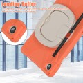 Shockproof Pancerne Etui z Paskiem, Uchwytem do Lenovo Tab M10 Plus 10.6 orange