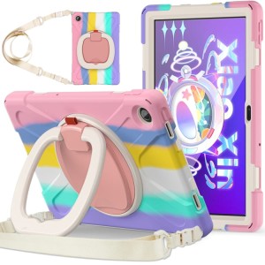 Shockproof  Pancerne Etui z Paskiem, Uchwytem do Lenovo Tab M10 Plus 10.6 kolorowe