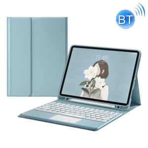 Niebieskie Etui Bezprzewodowa Klawiatura TouchPad Samsung Galaxy Tab S6 Lite