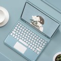 Niebieskie Etui Bezprzewodowa Klawiatura TouchPad Samsung Galaxy Tab S6 Lite