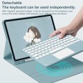 Niebieskie Etui Bezprzewodowa Klawiatura TouchPad Samsung Galaxy Tab S6 Lite