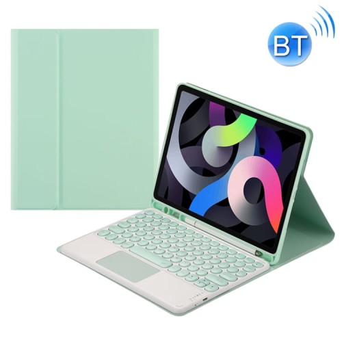 Zielone Etui Bezprzewodowa Klawiatura TouchPad Samsung Galaxy Tab S6 Lite