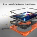 Shockproof Pancerne Etui z Uchwytem do Samsung Galaxy Tab S3 9.7 pomarańczowe