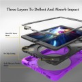 Shockproof Pancerne Etui z Uchwytem do Samsung Galaxy Tab S3 9.7 fioletowe