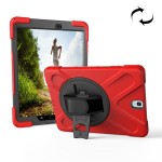 Shockproof  Pancerne Etui z Uchwytem do Samsung Galaxy Tab S3 9.7 czerwone