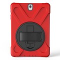 Shockproof Pancerne Etui z Uchwytem do Samsung Galaxy Tab S3 9.7 czerwone