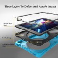Shockproof Pancerne Etui z Uchwytem do Samsung Galaxy Tab S3 9.7 niebieskie