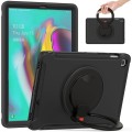 Mocne Pancerne Etui z Obrotowym Uchwytem do Samsung Galaxy Tab S5e czarne