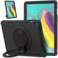 Mocne Pancerne Etui z Obrotowym Uchwytem do Samsung Galaxy Tab S5e czarne