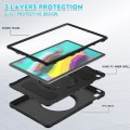 Mocne Pancerne Etui z Obrotowym Uchwytem do Samsung Galaxy Tab S5e czarne