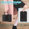 Mocne Pancerne Etui z Obrotowym Uchwytem do Samsung Galaxy Tab S5e czarne