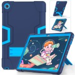Mocne  Pancerne Etui z Podstawką do Lenovo Tab M10 Plus 10.6 granatowo-niebieskie