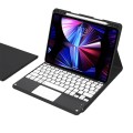 Czarne Etui Obudowa Keyboard TouchPad do iPad Pro 11 2021/2020/2018