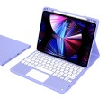 Fioletowe Etui Obudowa Klawiatura TouchPad do iPad Pro 11 2021/2020/2018