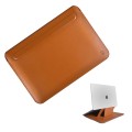 WIWU Sleeve Etui Pokrowiec Wsuwka do Macbook Air M2 2022 brązowe