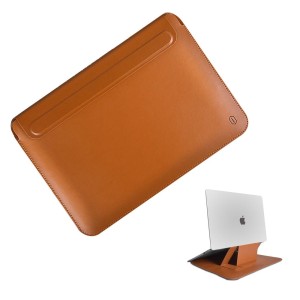 WIWU Sleeve Etui Pokrowiec Wsuwka do Macbook Air M2 2022 brązowe