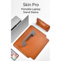 WIWU Sleeve Etui Pokrowiec Wsuwka do Macbook Air M2 2022 brązowe