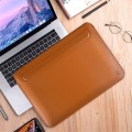 WIWU Sleeve Etui Pokrowiec Wsuwka do Macbook Air M2 2022 brązowe