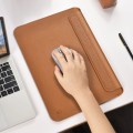 Skórzane Etui Wsuwka WIWU Macbook Pro 14.2 A2442 2021 brązowe