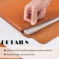 Skórzane Etui Wsuwka WIWU Macbook Pro 14.2 A2442 2021 brązowe