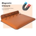 Skórzane Etui Wsuwka WIWU Genuine Leather do Macbook Pro 14.2 A2442 2021 czarne