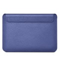 Skórzane Etui Wsuwka WIWU Genuine Leather Macbook Pro 14.2 A2442 niebieskie