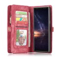 Czerwony portfel etui do telefonu Samsung Galaxy Note 9 z przegrodami na karty