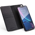 2w1 Piękne Skórzane Etui QIALINO iPhone XR czarne