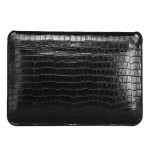 WIWU Sleeve Skórzane Etui Pokrowiec do Macbook Pro 14.2 A2442 2021 czarne