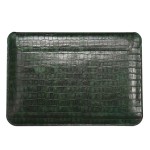 WIWU Sleeve Skórzane Etui Pokrowiec do Macbook Pro 14.2 A2442 2021 zielone